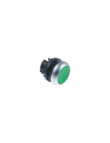 Tecla verde con luz con enclavamiento Ozti M22 DRL-G 6232.00012.09 Moeller LF3319817